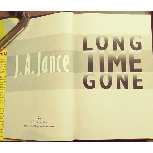 A Long Time Gone Cold Case Investigation Crime Thriller Mystery Book J A Jance - Picture 4 of 6